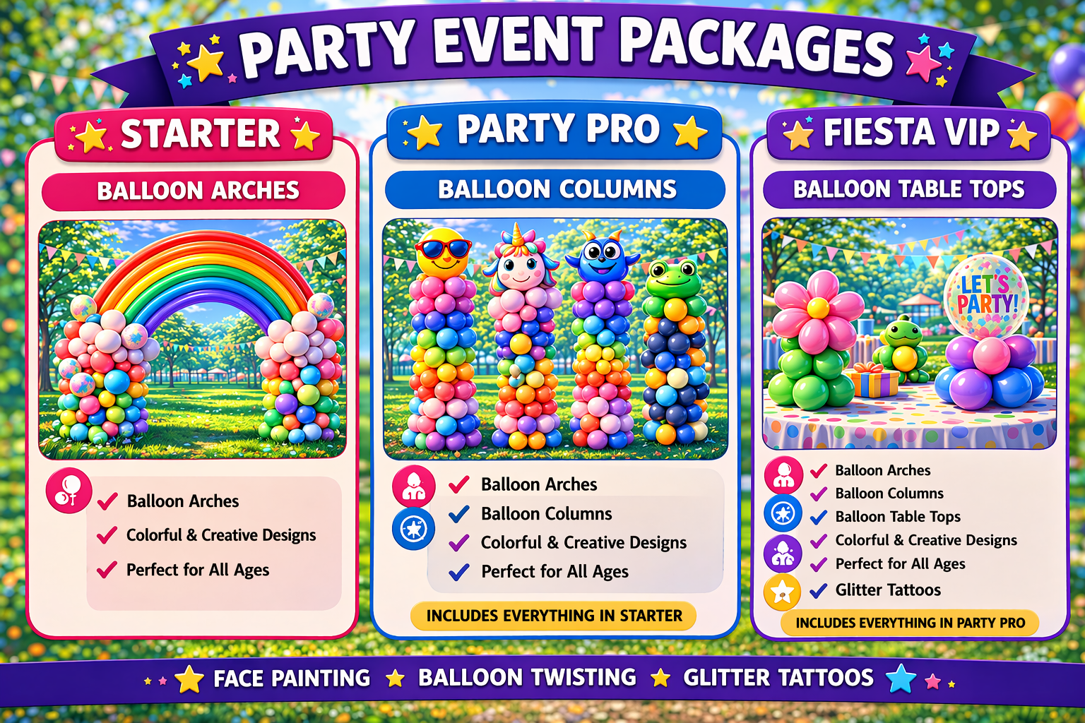 Balloon Table Decorations